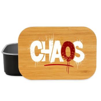 Symbolisme des éclaboussures de chaos - Boîte à goûter - noir - Devant