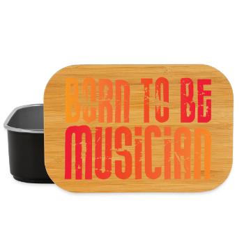 Born to be a musician - Lunch Box - Schwarz - Vorne
