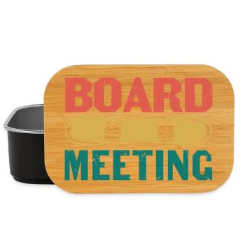 Board Meeting Snowboard - Lunch Box - Schwarz - Vorne