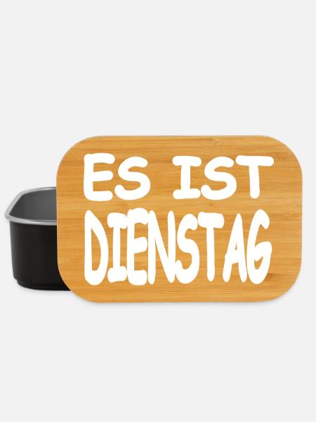 Dienstag - Lunch Box - Schwarz