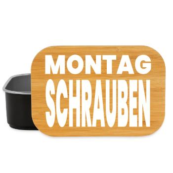 Schrauben - Lunch Box - Schwarz - Vorne