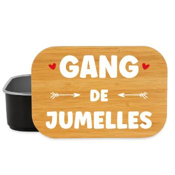 Zwillingsgang – Schwesterstamm - Lunch Box - Schwarz - Vorne