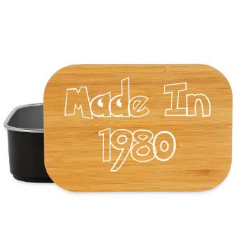 Built in 1980 - Lunch Box - black - Front