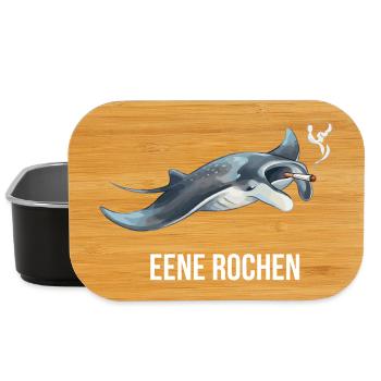 Ray Humor Shirt pour les fans de la mer - Boîte à goûter - noir - Devant