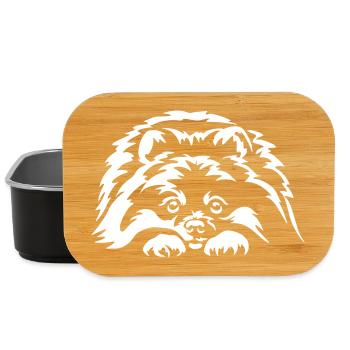 Zwergspitz "Black Edition" - Lunch Box - Schwarz - Vorne