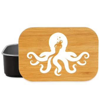 Voyage de plongée Squid-Octopus - Boîte à goûter - noir - Devant
