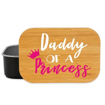 Papa einer Prinzessin - Lunch Box - Schwarz - Vorne