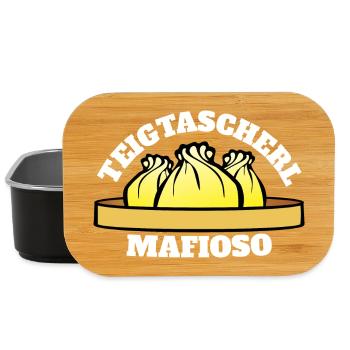 Teigtascherl Mafioso - Lunch Box - Schwarz - Vorne