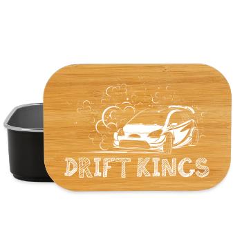Drift Kings Cars Icône Illustration de rallye - Boîte à goûter - noir - Devant