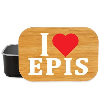t-shirt J’aime Epis idée cadeau t-shirt - Boîte à goûter - noir - Devant