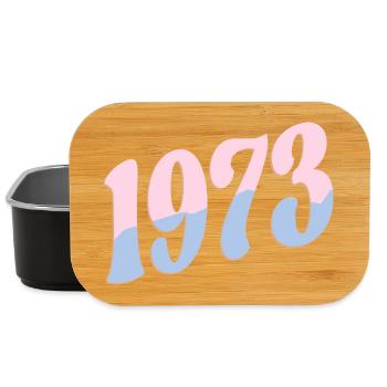 1973 Geburtstagsgeschenke Retro - Lunch Box - Schwarz - Vorne