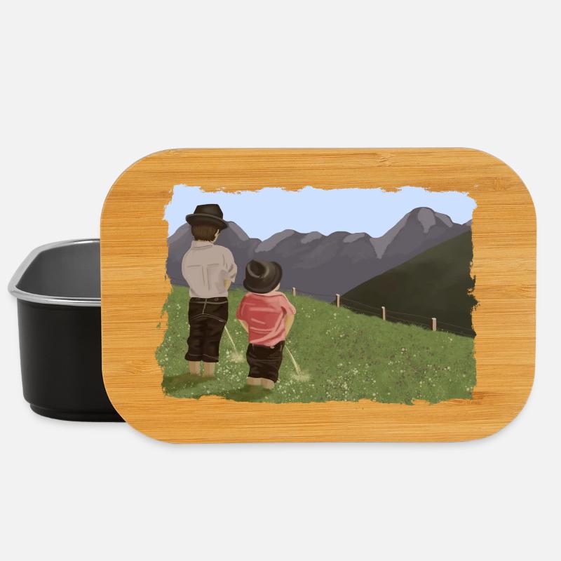 Biesler mit Aussicht - Lunch Box - Schwarz