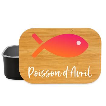 FISCH. APRILSCHERZ. FEIERTAG. SOMMER. HUMOR - Lunch Box - Schwarz - Vorne