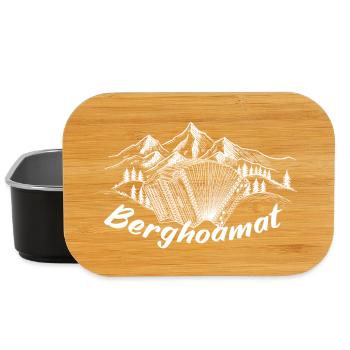 Harmonica Alps - Berghoamat (f) | ZiachON! - Lunch Box - black - Front