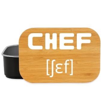 Chef - Chef - Chef - Chef - Hobby Chef - Lunch Box - black - Front