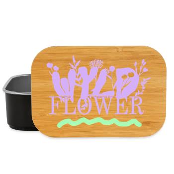 Wyld Flower – Boho Vibes - Boîte à goûter - noir - Devant