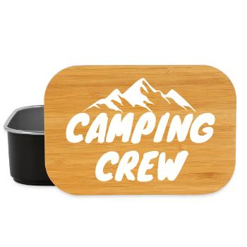 Camping crew - Lunch Box - Schwarz - Vorne