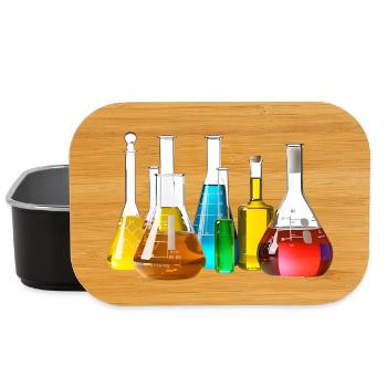 Bunte Laborgläser Kollektion - Lunch Box - Schwarz - Vorne