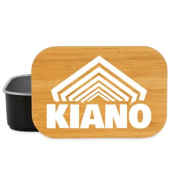 Geschenk für Kiano - Lunch Box - Schwarz - Vorne