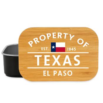 Propriété du Texas El Paso - Boîte à goûter - noir - Devant