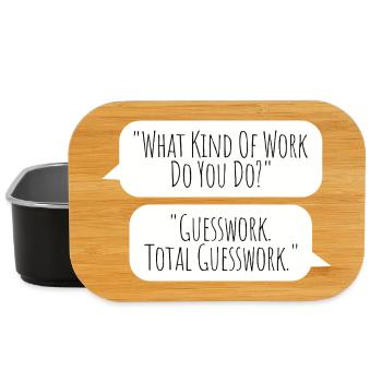 Totalement une supposition - Aucune idée au travail - Boîte à goûter - noir - Devant