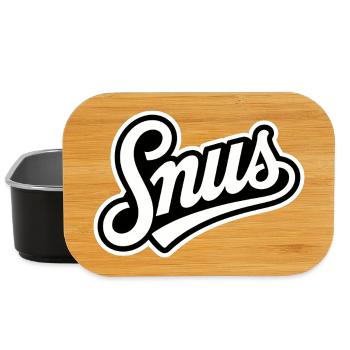 Snus – Nikotinbeutel Zyn T-Shirt - Lunch Box - Schwarz - Vorne