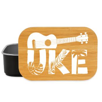 Hawaiian Ukulele Uke Uke - Lunch Box - Schwarz - Vorne