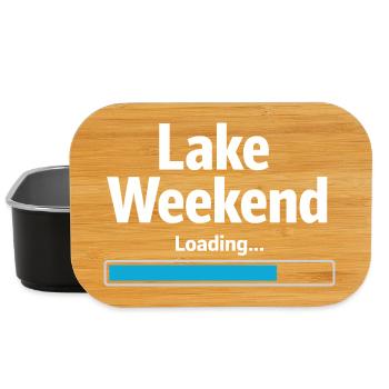 See-wochenende Countdown Zu See-tagen - Lunch Box - Schwarz - Vorne