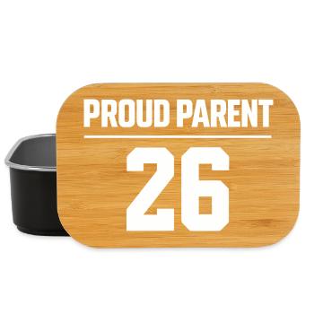 Proud Parent 2026 Eltern Stolz - Lunch Box - Schwarz - Vorne