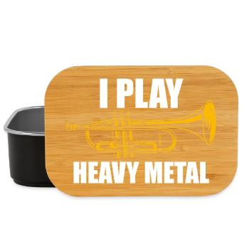 I play heavy metal trumpet player - Lunch Box - black - Front