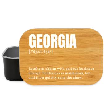 Georgia Charme Geschäftsdynamik - Lunch Box - Schwarz - Vorne