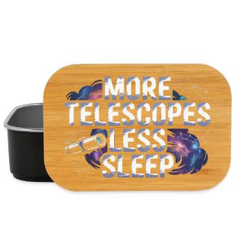 Astronomer Galaxy Outerspace Universe Astronomy - Lunch Box - black - Front