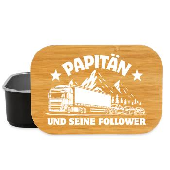 Papitän et ses partisans - Camion - Embouteillage - Boîte à goûter - noir - Devant