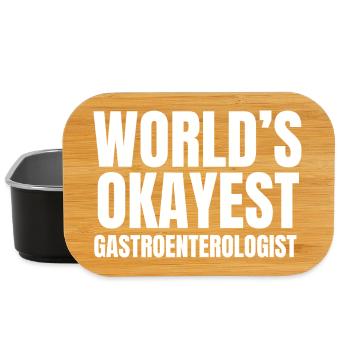 Le gastroentérologue le plus correct du monde - Gastro-entérologue drôle - Boîte à goûter - noir - Devant