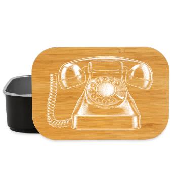 telephone - Lunch Box - black - Front