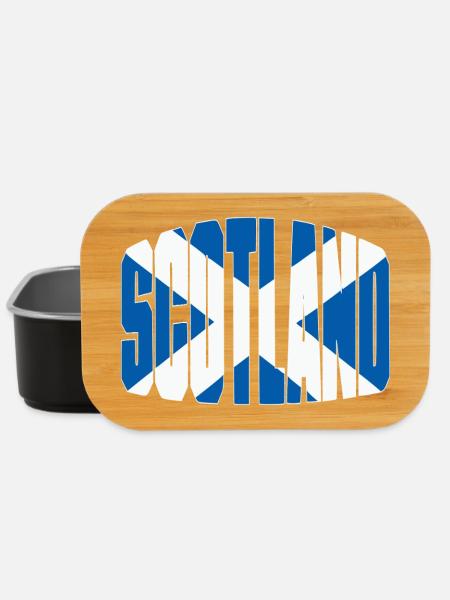 Scotland Fussball Shirt, Scottish Fan Design - Lunch Box - Schwarz