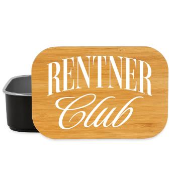 Club des retraités - Boîte à goûter - noir - Devant