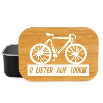 Null Liter - Lunch Box - Schwarz - Vorne