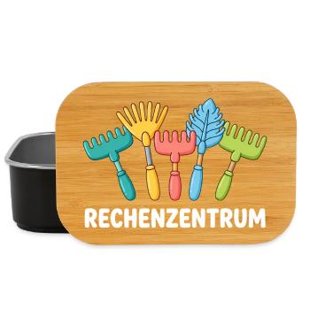 RECHENZENTRUM Gartenbau Gartenarbeiter - Lunch Box - Schwarz - Vorne