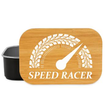 Piste de pneus Speed Racer - Boîte à goûter - noir - Devant