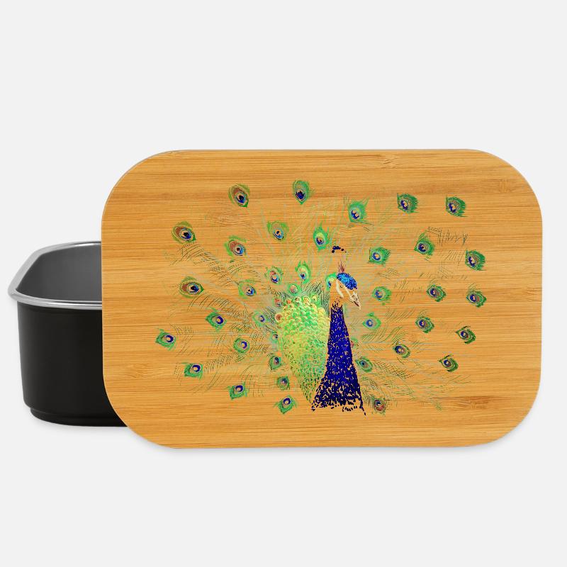 Pfau - Lunch Box - Schwarz