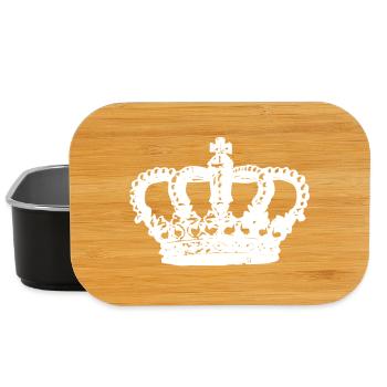 Couronne blanche, gratuite - Boîte à goûter - noir - Devant