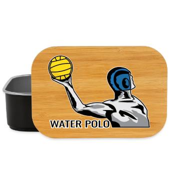 Wasserball Water Polo - Lunch Box - Schwarz - Vorne