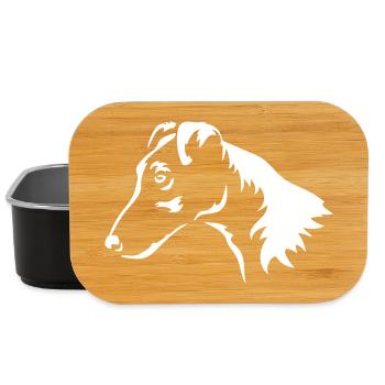 Fox Terrier Head "Black Edition" - Lunch Box - black - Front