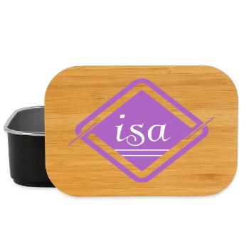 Isa - Lunch Box - black - Front