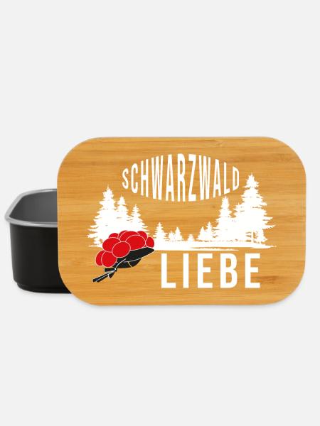Schwarzwald Liebe - Lunch Box - Schwarz