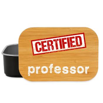 Professeur - Boîte à goûter - noir - Devant