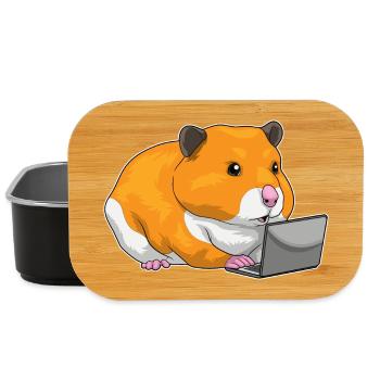 Ordinateur portable Hamster - Boîte à goûter - noir - Devant