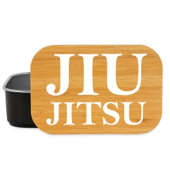 Jiu Jitsu Martial Artist Symbol Club Team - Lunch Box - black - Front