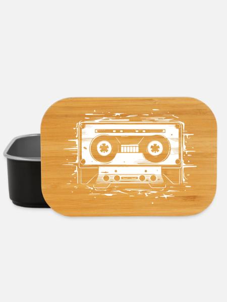 Kompakt Kassette - Lunch Box - Schwarz